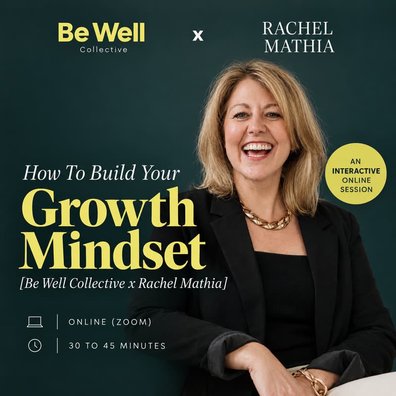 Cover Image for How to build your growth mindset with Rachel Mathia