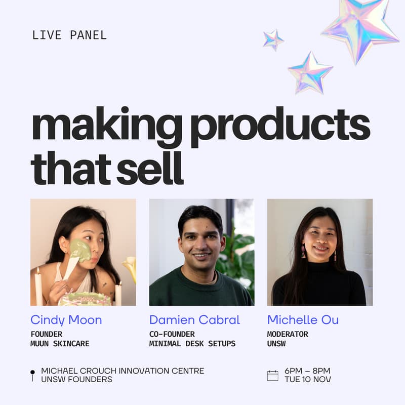 Cover Image for LIVE PANEL: making products that sell