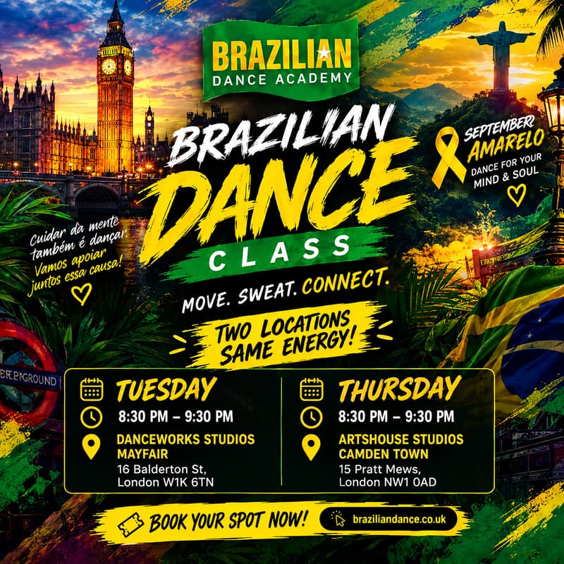 Cover Image for Brazilian Fitdance Class in London | DANCEWORKS