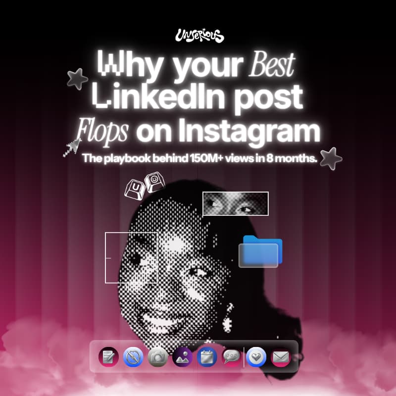 Cover Image for Why Your Best LinkedIn Post Flops on Instagram