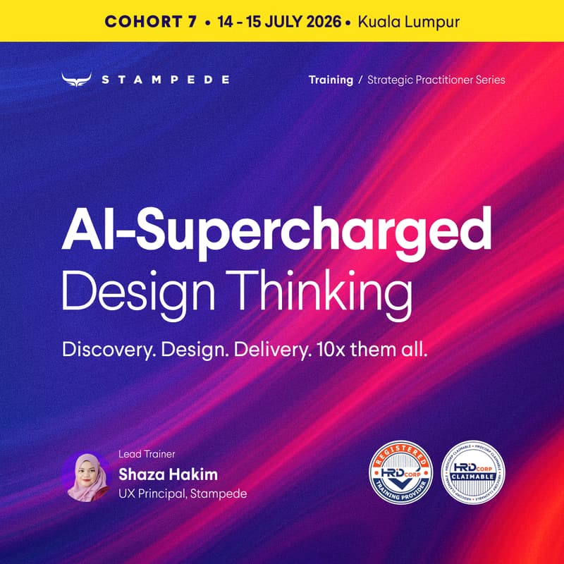 Cover Image for [Cohort VII] Training: AI-Supercharged Design Thinking by Shaza Hakim