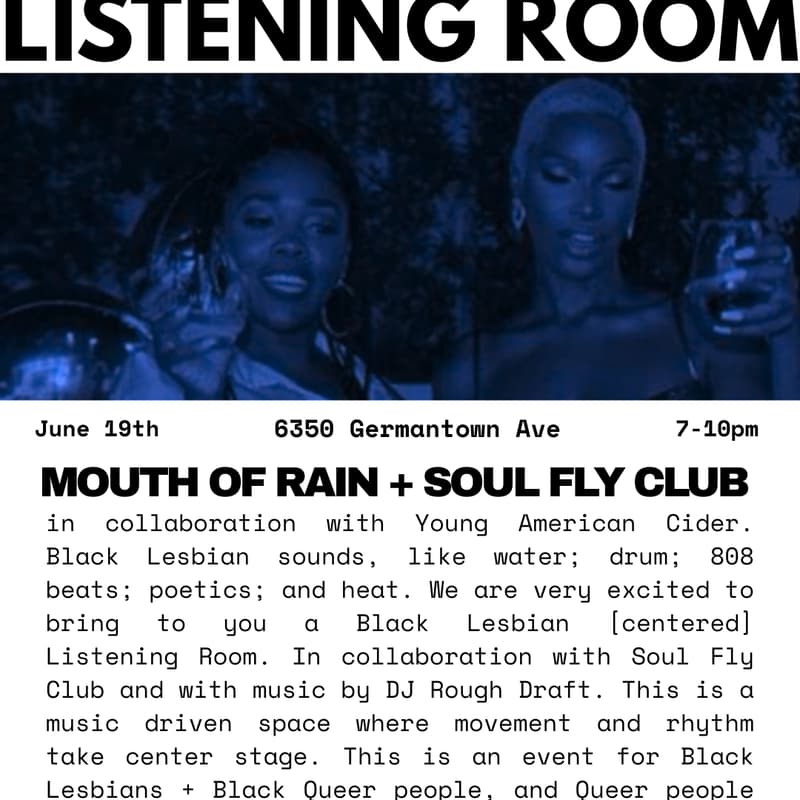 Cover Image for Black Lesbian Listening Room