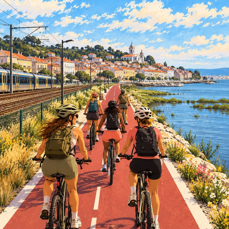 Cover Image for 🚴♀️ Explore the Tejo | Pedala pelo Tejo 🌿40k