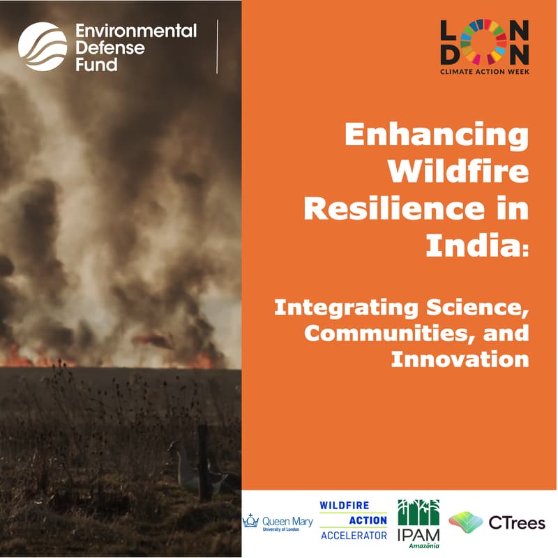 Cover Image for Enhancing Wildfire Resilience in India (and tropical forests): Integrating Science, Communities, and Innovation - LCAW2026