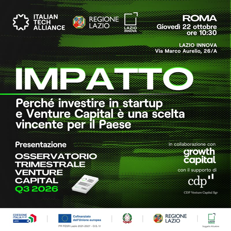 Cover Image for IMPATTO + Osservatorio Trimestrale VC - Q3 2026 | Roma