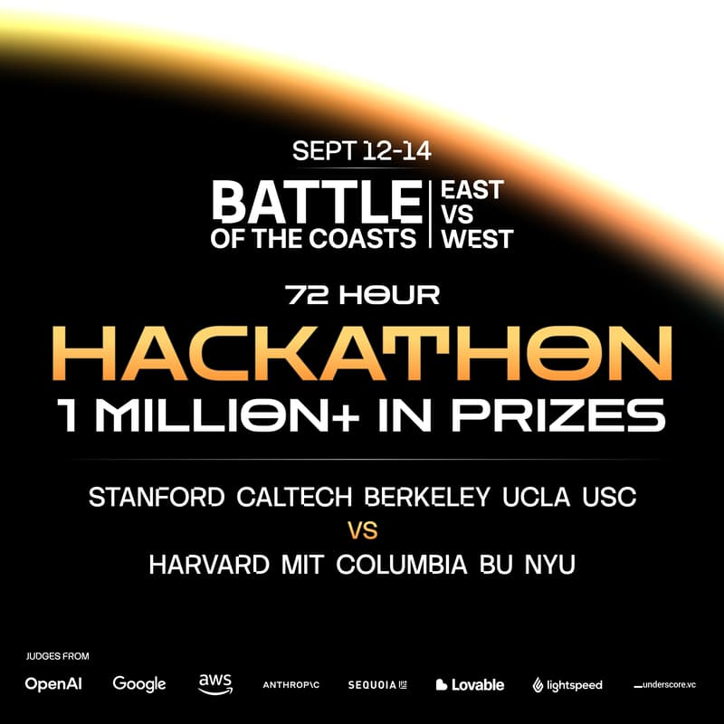 Cover Image for East v. West 72 Hour Hackathon
