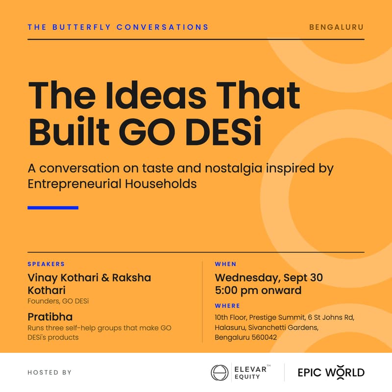 Cover Image for The Butterfly Conversations | The Ideas that Built GO DESi