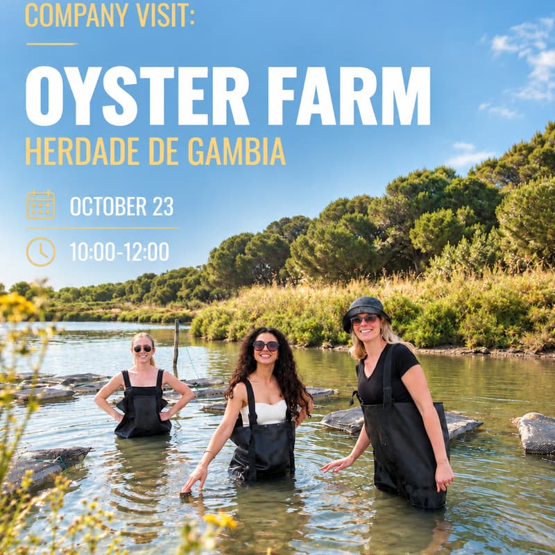 Cover Image for COMPANY VISIT:OYSTER FARMHERDADE DE GAMBIA