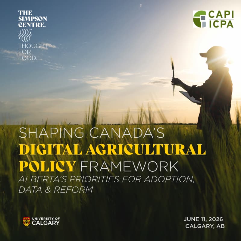 Cover Image for SHAPING CANADA’S DIGITAL AGRICULTURAL POLICY FRAMEWORK — Alberta's Priorities for Adoption, Data & Reform