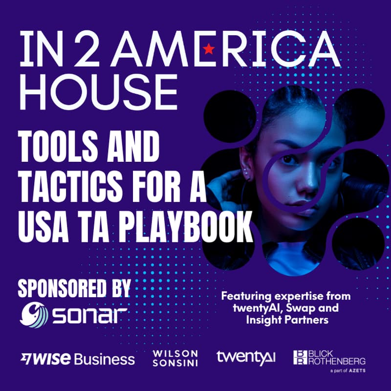 Cover Image for In2America House - Talent Aquisition Lunch: Tools and Tactics to create a USA Talent Acquisition playbook that works