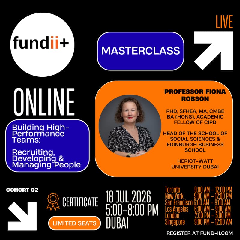 Cover Image for Business Masterclass by fundii+: Building High-Performance Teams