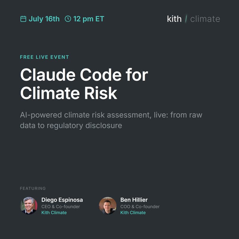 Cover Image for Claude Code for Climate Risk