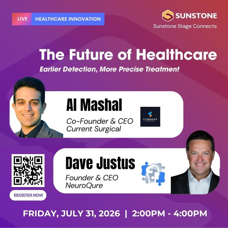 Cover Image for The Future of Healthcare: Earlier Detection, More Precise Treatment | Sunstone Stage Connects