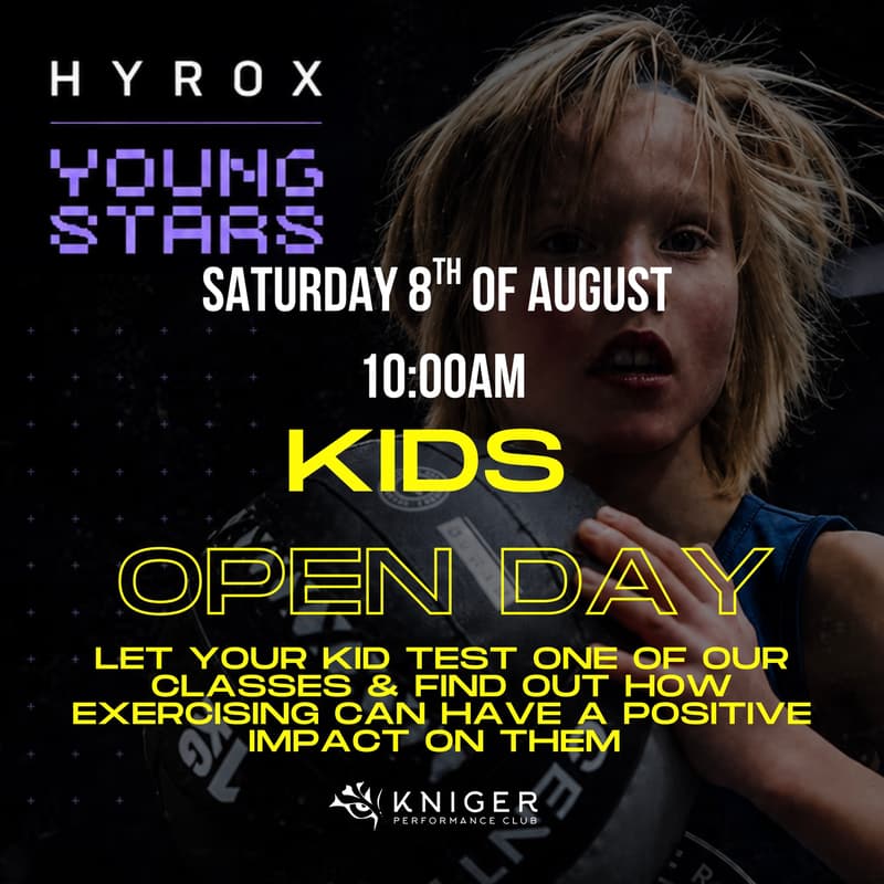 Cover Image for HYROX KIDS CLASSES - Open Day @Kniger Performance Club