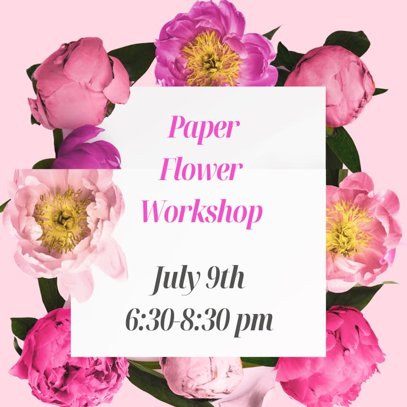 Cover Image for Paper Flower Workshop