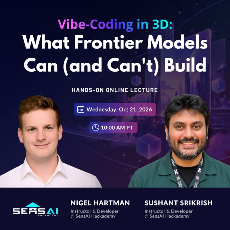 Cover Image for Vibe-Coding in 3D: What Frontier Models Can (and Can't) Build