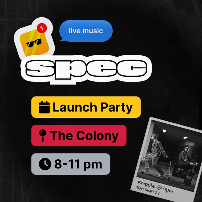 Cover Image for Spec Launch Party: A Live Music App for Tulsa