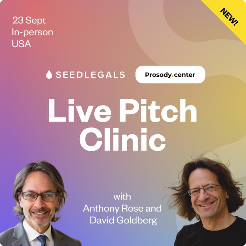 Cover Image for Live Pitch Clinic with David Goldberg and Anthony Rose