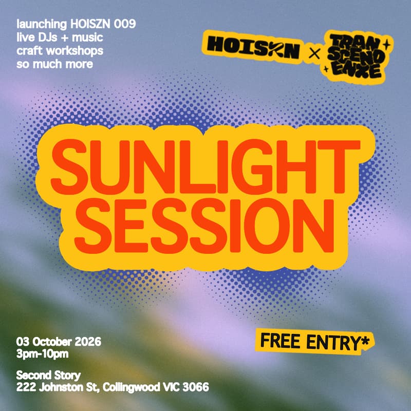 Cover Image for Sunlight Session | Transcendenxe x HOISZN launch party