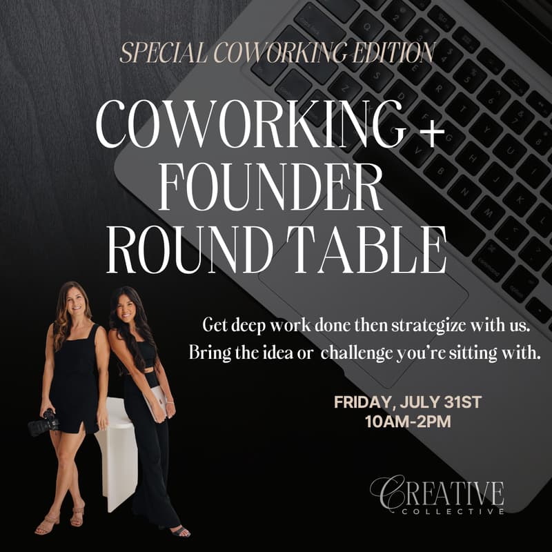 Cover Image for Community Coworking + Founder Round Table (Special Edition)