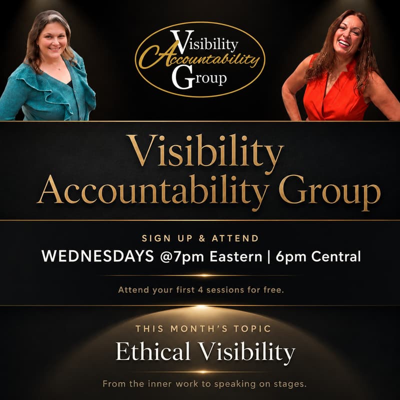Cover Image for Visibility Accountability Group: Ethical Visibility - July 2026