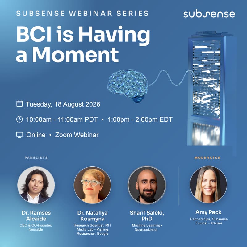 Cover Image for Subsense Webinar Series - BCI Is Having A Moment
