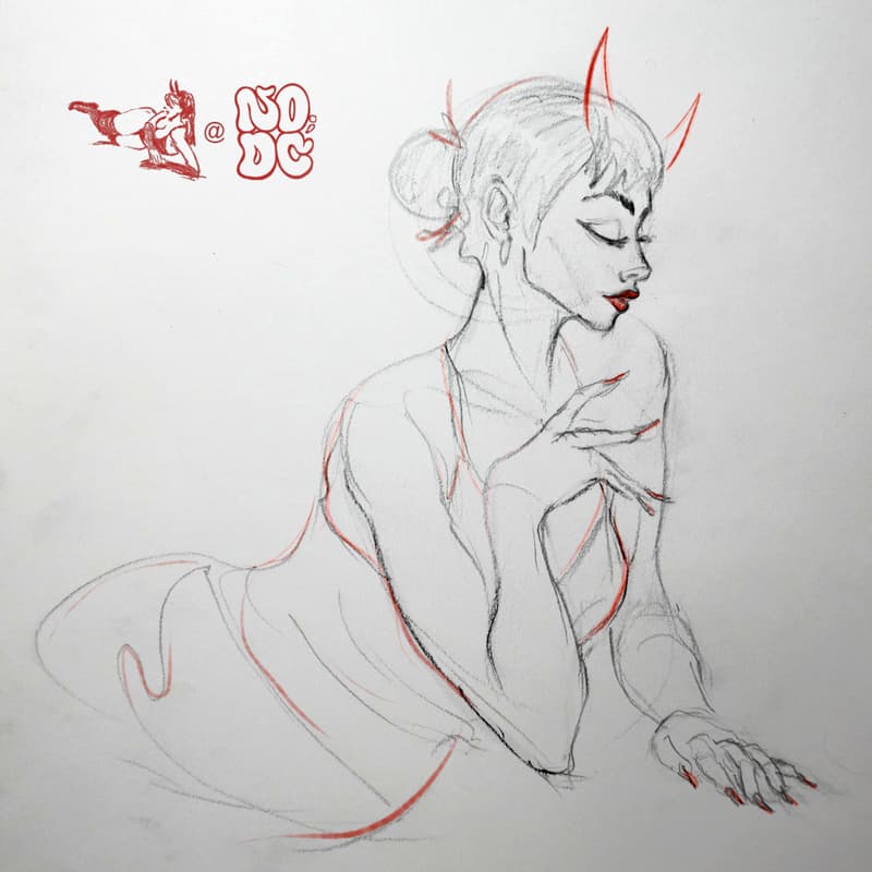 Cover Image for Halloween Life Drawing @ Not Open; Don't Come