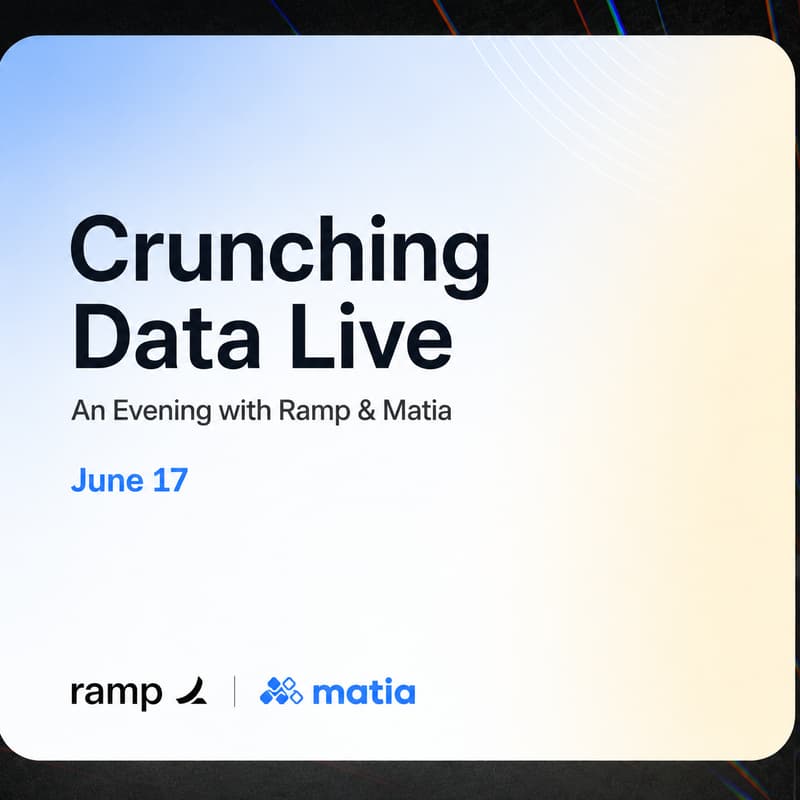 Cover Image for Crunching Data Live: An Evening with Ramp & Matia