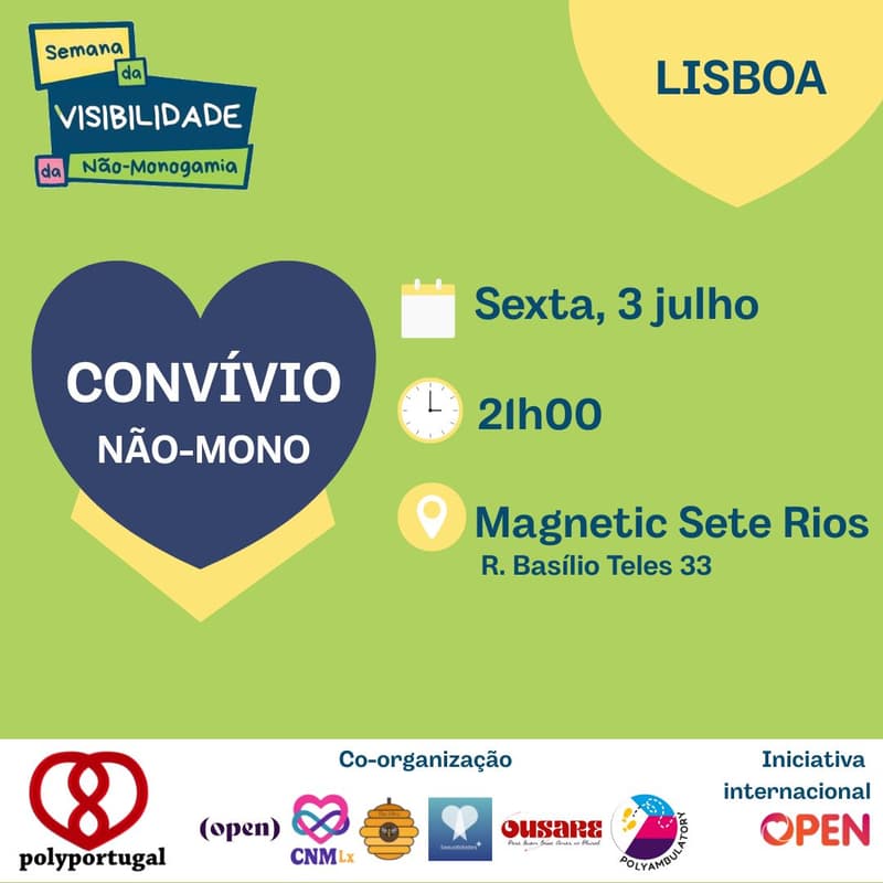 Cover Image for Convívio Não-Mono | Semana da Visibilidade da Não-Monogamia