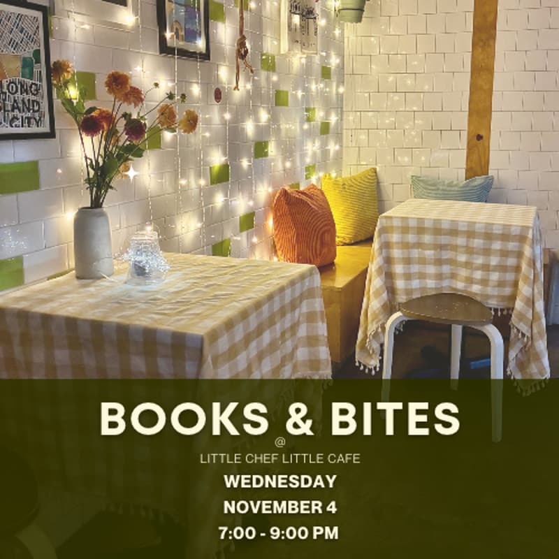 Cover Image for Books & Bites @ Little Chef Little Cafe