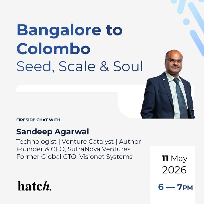 Cover Image for Bangalore to Colombo — Seed, Scale & Soul