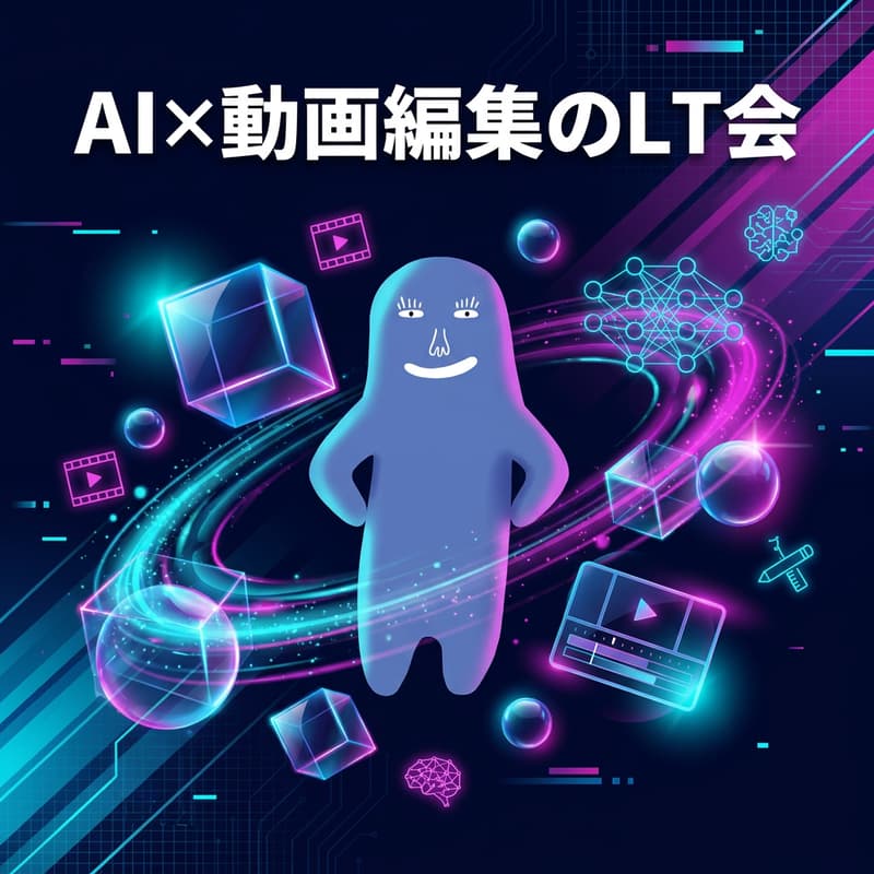 Cover Image for AI×動画編集のLT会 〜AIで変わるクリエイティブと自動化の最前線〜