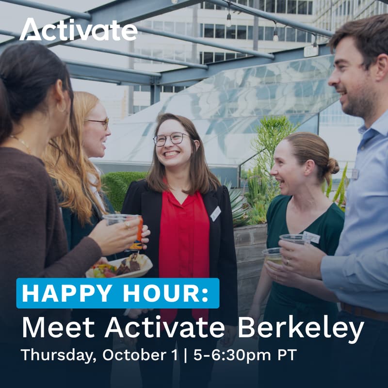 Cover Image for Happy Hour: Meet Activate Berkeley