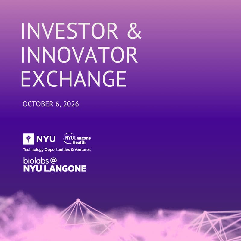 Cover Image for Biolabs@NYU Langone Investor & Innovator Exchange (IXI)