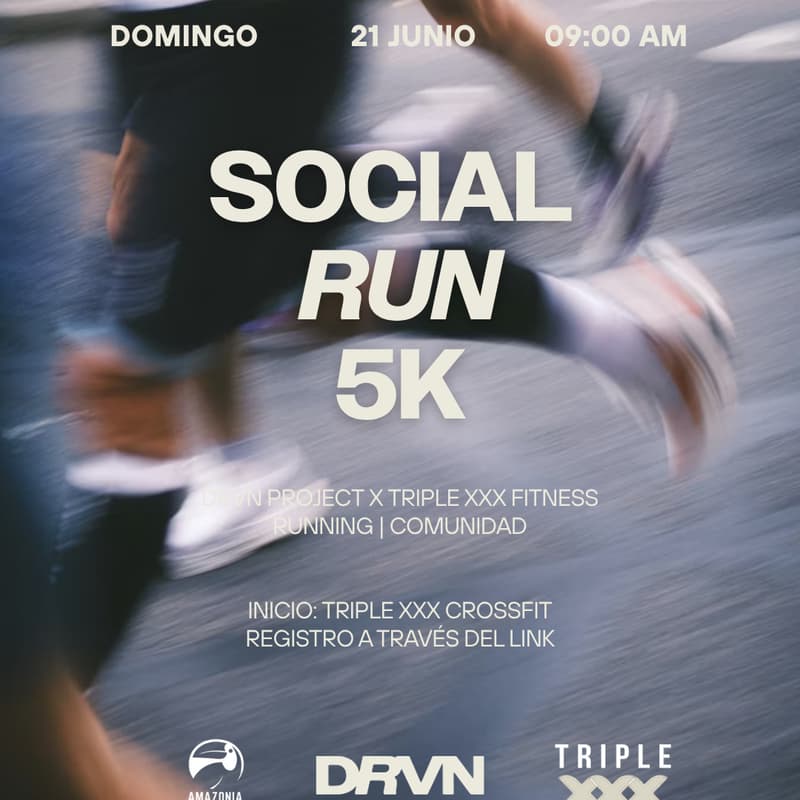 Cover Image for DRVN Project x Triple XXX Fitness — Social Run 5K
