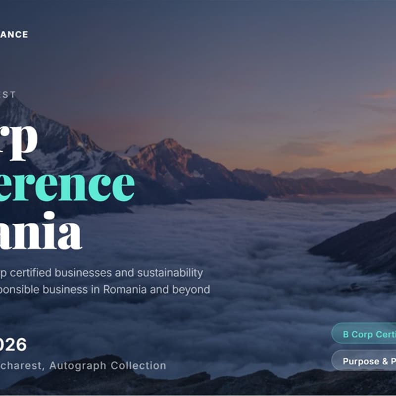 Cover Image for B Corp Conference Romania 2026