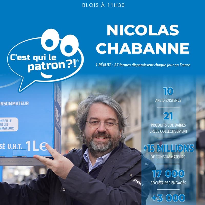 Cover Image for Déjeuner FFI Blois avec Nicolas Chabanne