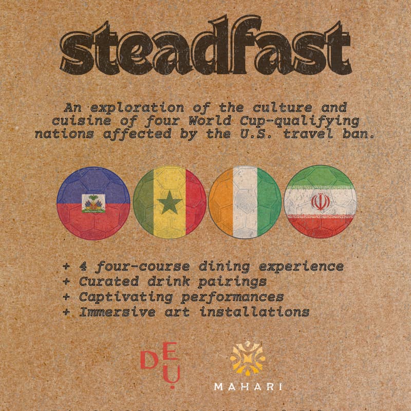 Cover Image for steadfast: an exploration of culture and cuisine