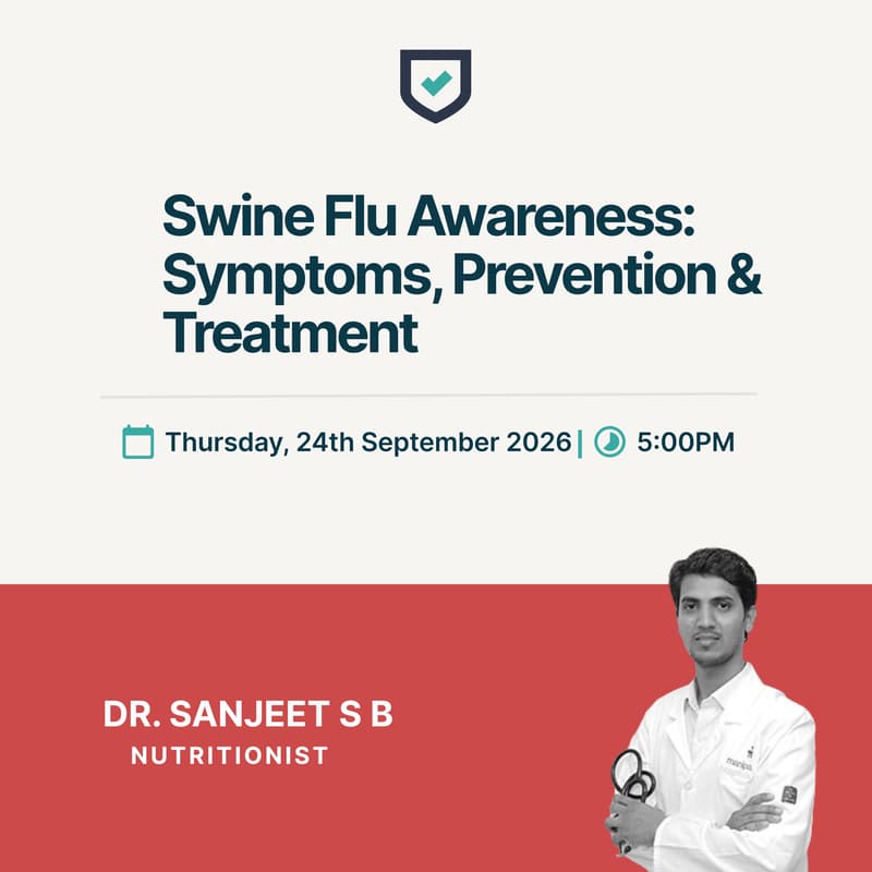 Cover Image for Swine Flu Awareness: Symptoms, Prevention & Treatment