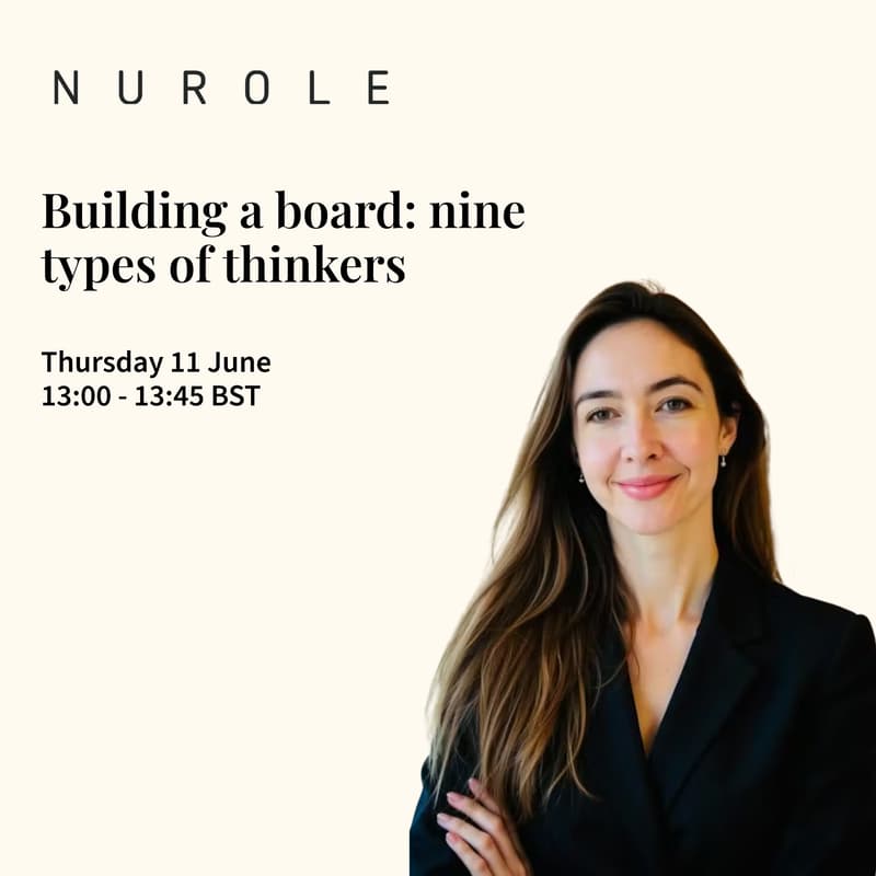 Cover Image for Building a board: nine types of thinkers