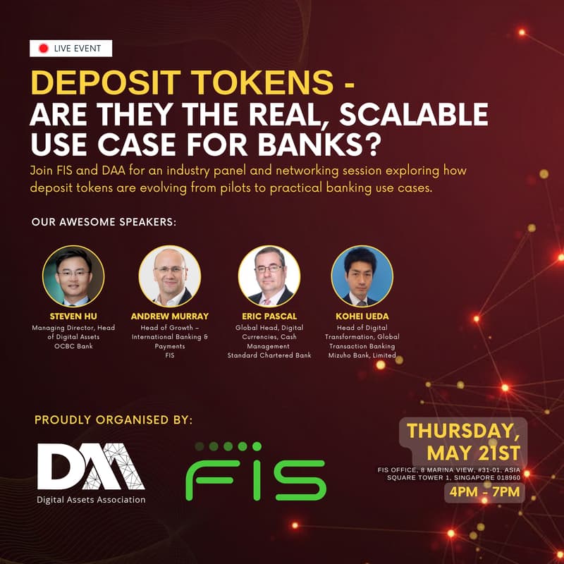 Cover Image for Deposit Tokens – Are They the Real, Scalable Use Case for Banks?