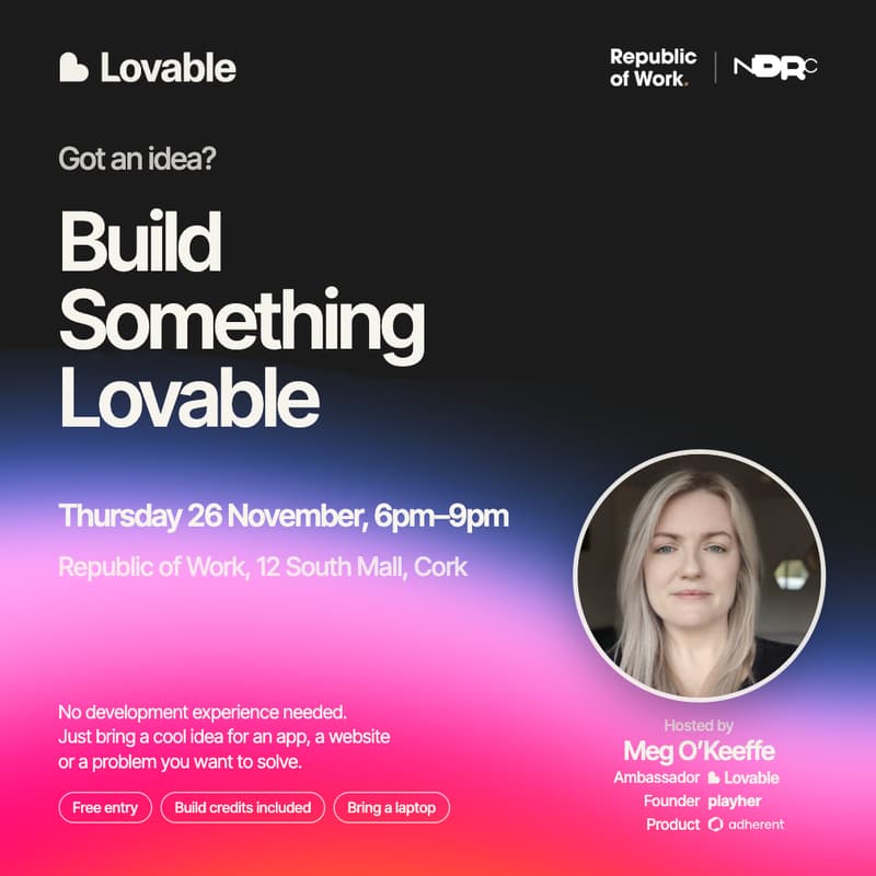 Cover Image for Build Something Lovable - Powered by Republic of Work x Lovable