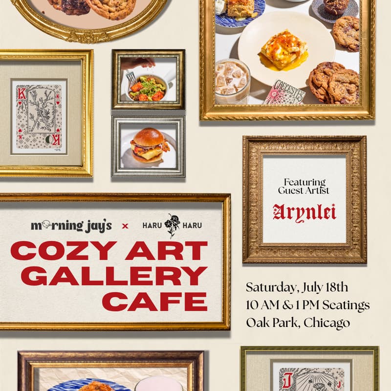 Cover Image for COZY ART GALLERY CAFE with Haru Haru and guest artist Arynlei