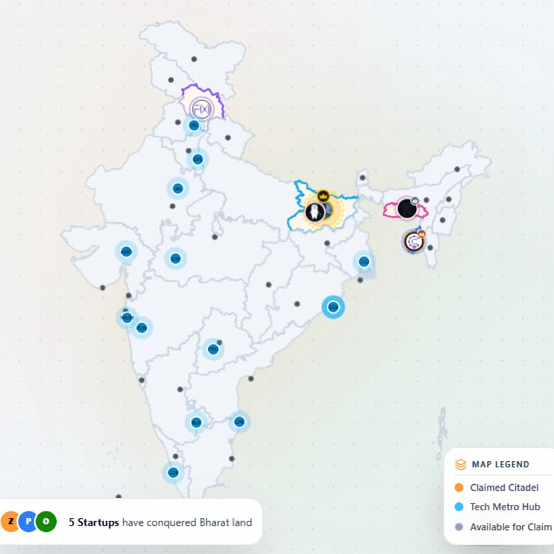 Cover Image for BidBharat — Claim your piece of India. Own the map.