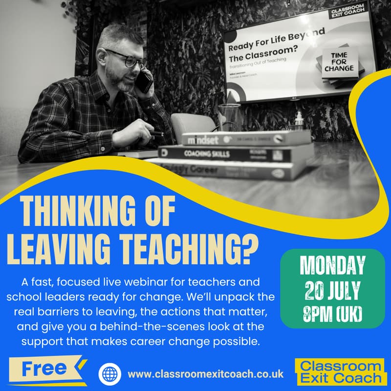 Cover Image for Thinking Of Leaving Teaching?