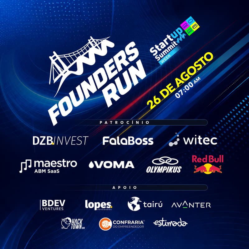 Cover Image for Founders Run - Startup Summit (treino de corrida e caminhada)