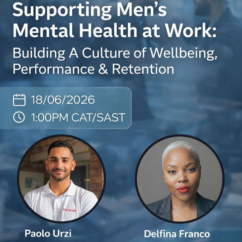 Cover Image for Supporting Men's Mental Health at Work: Building a Culture of Wellbeing, Performance and Retention