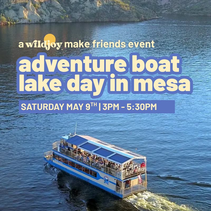 Cover Image for 5/9 Adventure Boat Lake Day | Wildjoy Make Friends Event