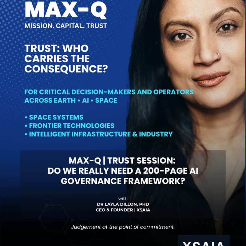 Cover Image for Max-Q Series: Trust: Do we really need a 200-page AI Governance Framework?