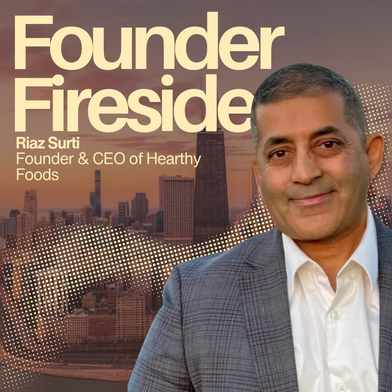 Cover Image for Founder Fireside: Riaz Surti of Hearthy Foods